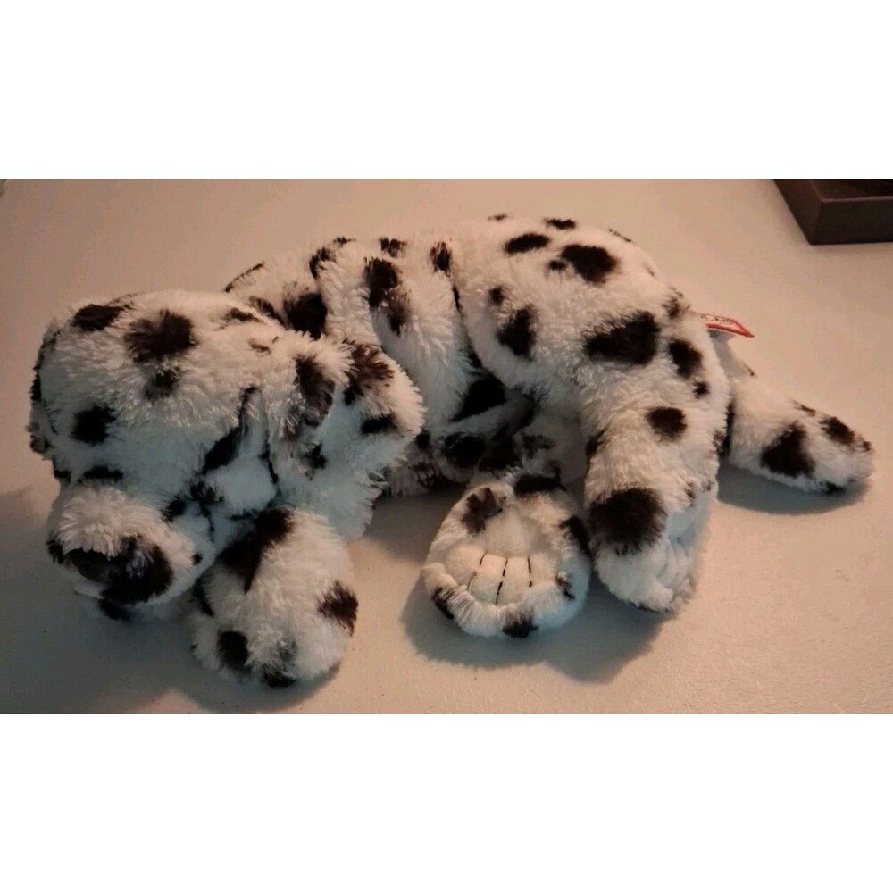Douglas Dalmatian Domino Dog Plush Stuffed Animal Laying Floppy 1642 16” Rare